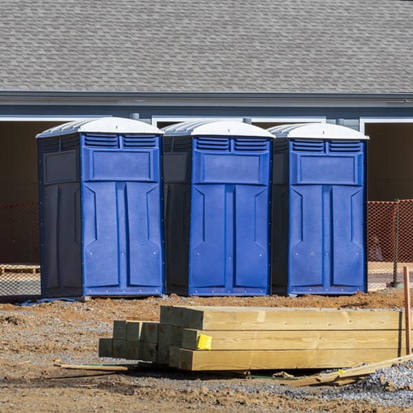 what is the cost difference between standard and deluxe portable restroom rentals in Porterville CA